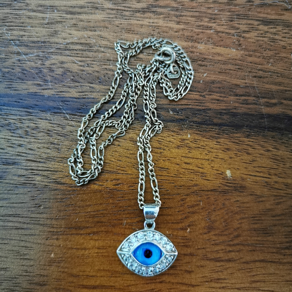Elegant Evil Eye Pendant Necklace